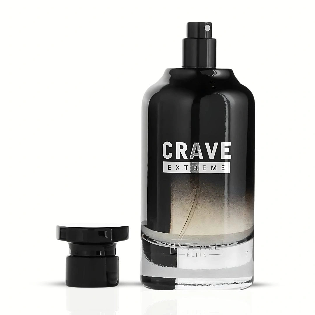 Crave Extreme Eau de Parfum Spray 100ml (3.4 oz) by Intense Elite (Velvet Pouch) - Intense Oud