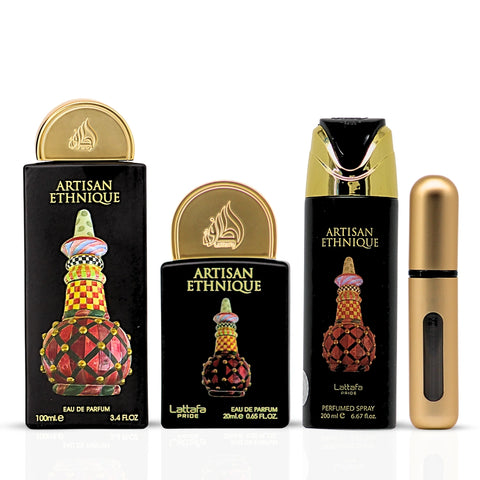 Artisan Ethnique 3-Piece Perfume Gift Set by Lattafa Pride (Gift Set)