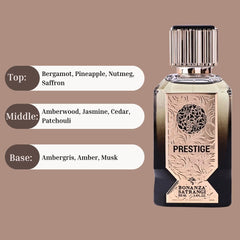 Prestige EDP Spray 100ML (3.4 OZ) by Bonanza Satrangi | Long Lasting, Fruity, Spicy, Floral, Luxurious Fragrance. - Intense Oud
