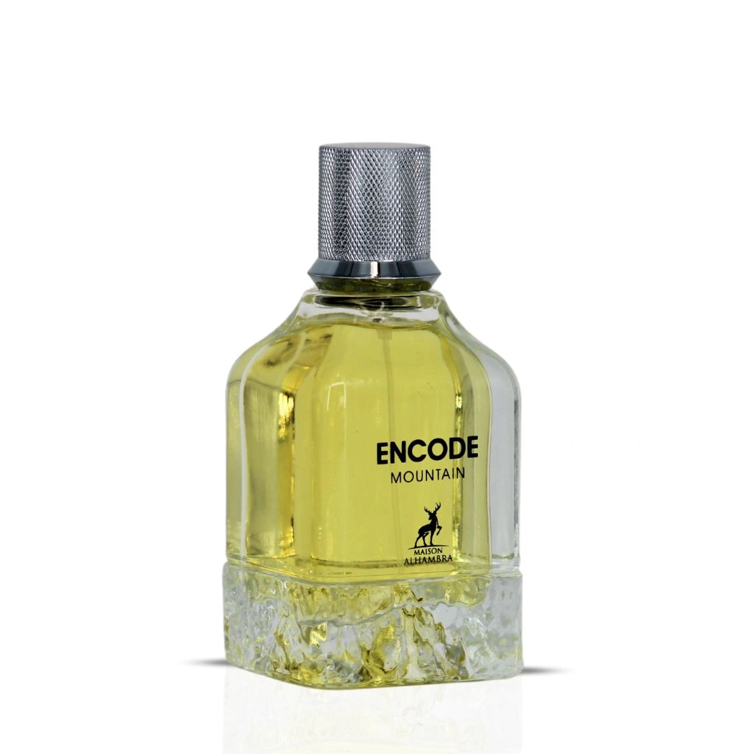 Encode Mountain Eau de Parfum Spray 100ml (3.4 oz) by Maison Alhambra | Masculine Edge With A Refined Finish - Intense Oud