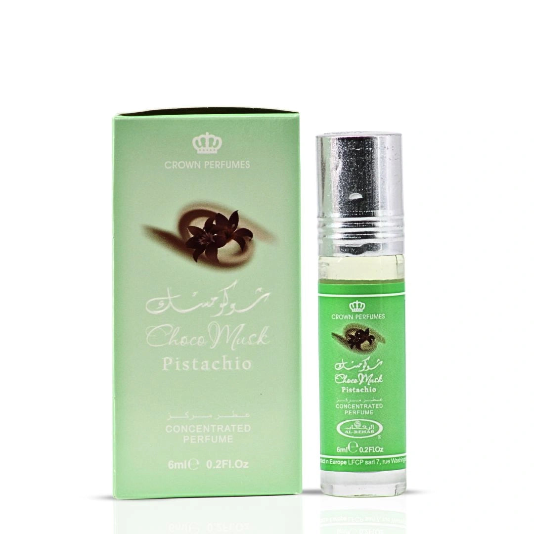 Choco Musk Pistachio Eau de Parfum 100ml, 50ml & Perfume Oil CPO 6ml by Al Rehab (Bundle) - Intense Oud