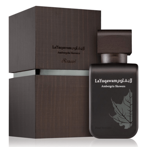 La Yuqawam Ambregris Shower for Men EDP - 75 ML (2.5 oz) by Rasasi - Intense oud