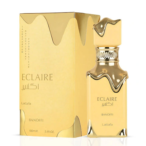 Eclaire & Eclaire Banoffi Eau de Parfum Sprays 100ml by Lattafa (Bundle) - Intense Oud