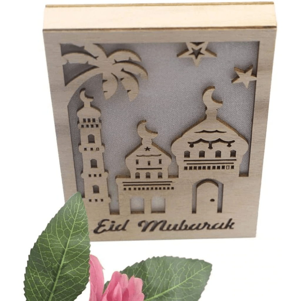 Ramadan Eid Mubarak Islamic Light Up Frame - Eid Mubarak Mosque - Intense oud