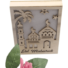 Ramadan Eid Mubarak Islamic Light Up Frame - Eid Mubarak Mosque - Intense oud