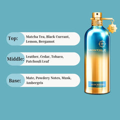 Blue Matcha EDP Spray 100ML (3.4 OZ) by Montale Paris | Long Lasting, Luxurious Scents. - Intense Oud
