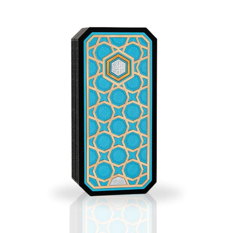 Rasasi Arabian Prive Collection Saada EDP perfume spray bottle, 70ml, showcasing elegant packaging of luxurious long-lasting fragrance.