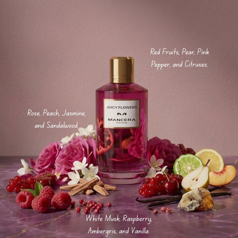 Juicy Flowers Eau de Parfum Spray 120ml (4.0 oz) by Mancera