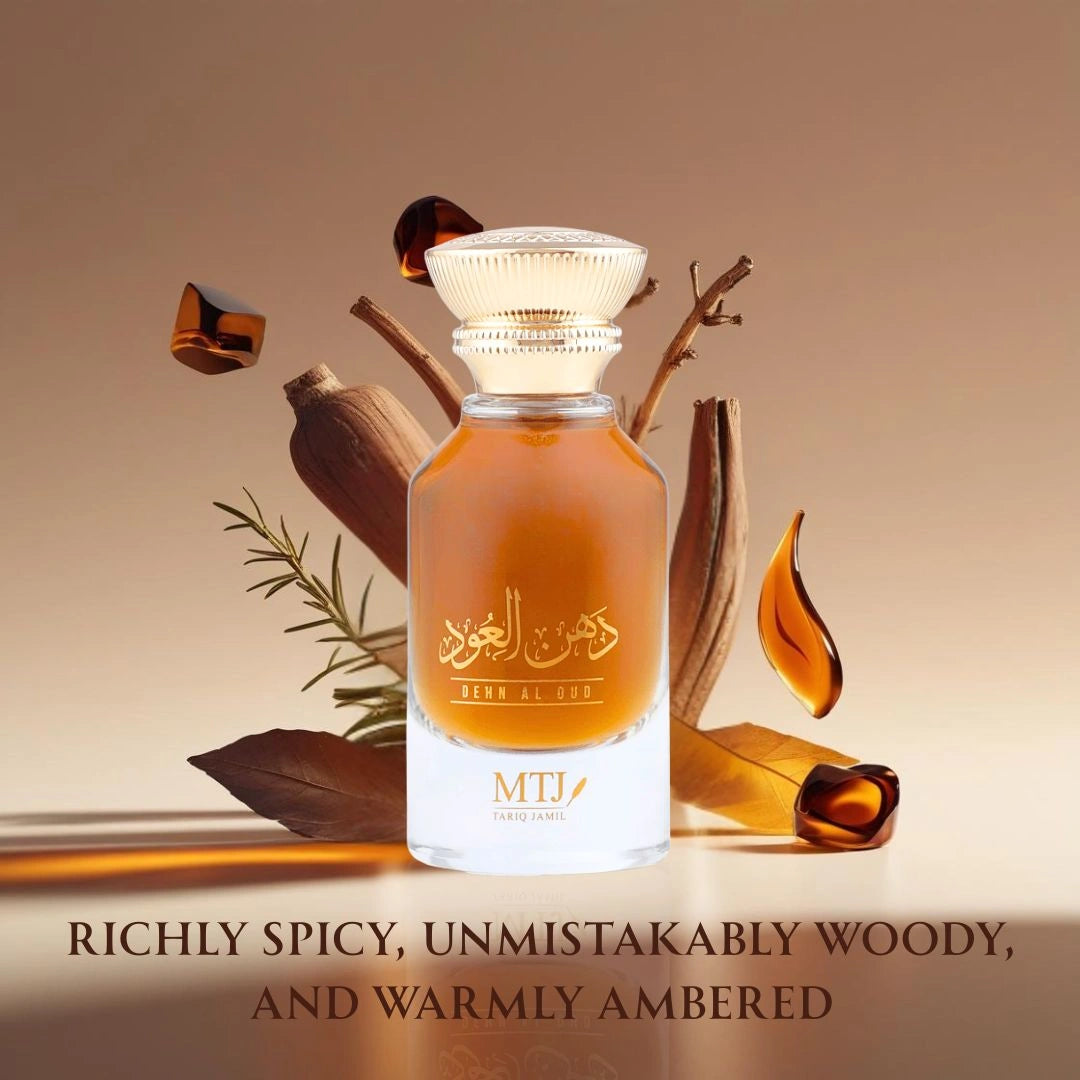 Dehn Al Oud Eau de Parfum Spray 50ML (1.7OZ) by MTJ | Resinous Oud With Timeless Depth - Intense Oud