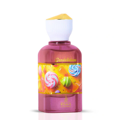 Candelicious Eau de Parfum Spray 100ml (3.4 oz) by Risala (Velvet Pouch) - Intense Oud