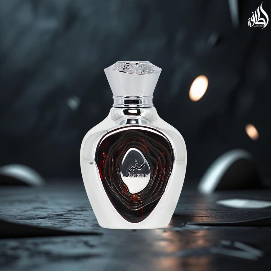 Naif by Ard Al Zaafaran and Lattafa Eau De Parfum sprays, 100ml bundle featuring Safeer and Dream of Haze perfumes.