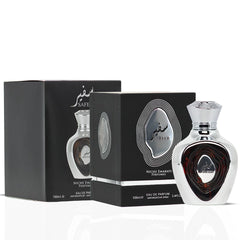 Niche Emarati Safeer Eau De Parfum Spray 100ml (3.4 oz) by Lattafa | Elegant. Grounded. Timelessly Masculine. - Intense Oud