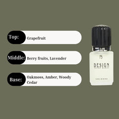 Design For Men Cologne 7.3 ML (0.25 OZ) by Paul Sebastian | Long Lasting & Luxurious, Fragrance Miniatures. - Intense Oud