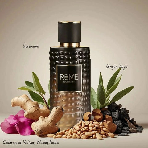 Rome Pour Homme Eau De Parfum Spray 100ml (3.4 oz) by Mast Perfume - Intense Oud