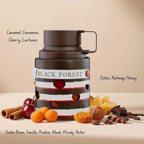 Odyssey Black Forest Eau de Parfum Spray 100ml (3.4 oz) by Armaf