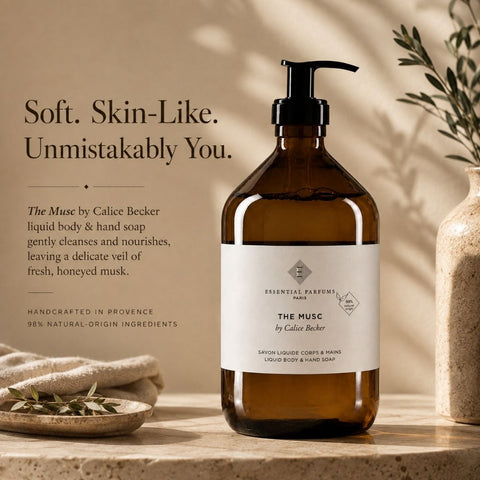 The Musc by Calice Becker Liquid Body & Hand Soap 500ml (16.09 oz) by Essential Parfums