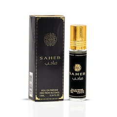 6PCS Saheb Roll-On Perfume Oil - CPO 10ML (0.34OZ) by Ard Al Zaafaran | Long Lasting, Miniature Perfume Oil For Men & Women. (Pack Of 6) - Intense Oud