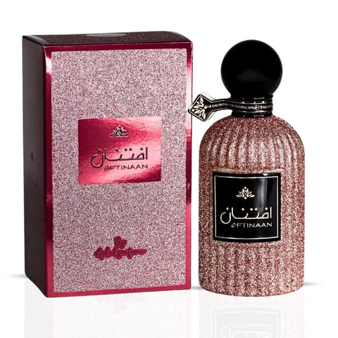 Bundle of Ard Al Zaafaran Fidetak Ya Roohi Pink, Eftinaan & Forever Silver Eau de Parfum sprays in 100ml bottles, featuring floral and fresh scents.