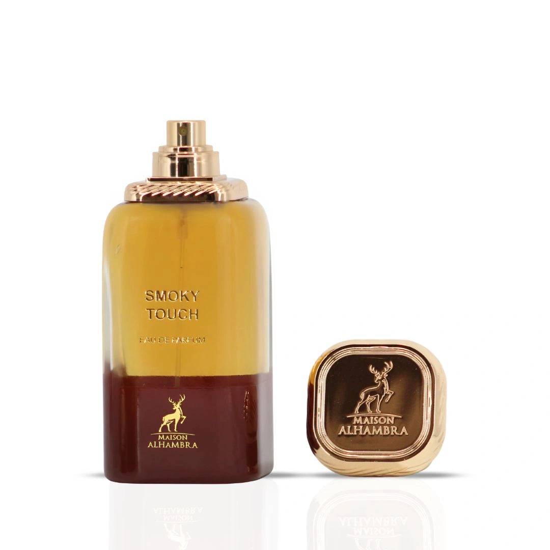 Smoky Touch Eau de Parfum Spray 80ml (2.7 oz) by Maison Alhambra | Smoky Indulgence With A Gourmand Heart - Intense Oud