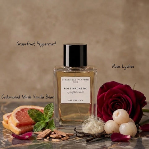 Rose Magnetic by Sophie Labbé Eau de Parfum Spray 100ml (3.4 oz) by Essential Parfums