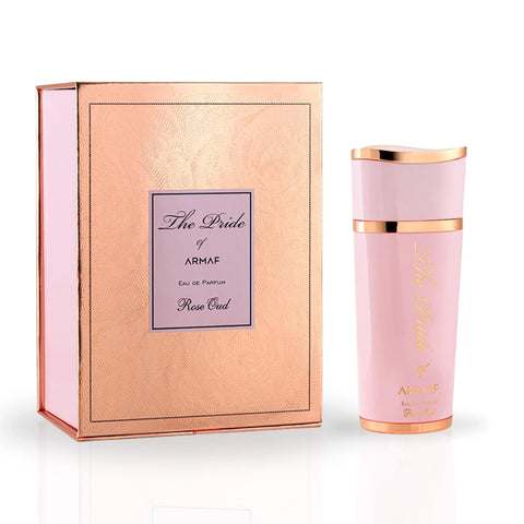 Armaf Pride of Armaf Admiral Rose Oud Femme & Pour Femme Eau de Parfum bundle, featuring two 100ml spray bottles with floral and oud notes.