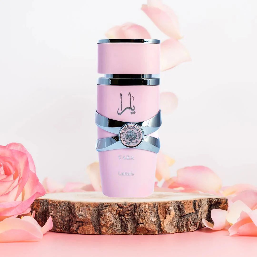 Yara & Angham Eau De Parfum Sprays 100ML (3.4 OZ) by Lattafa | Creamy Tropics Meet Spiced Elegance—A Duo of Sweet Sophistication. (Bundle) - Intense Oud