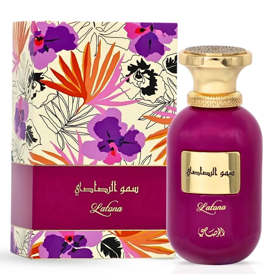Rasasi Somow Al Rasasi The Love Stream, Latona & Once Upon an Evening Eau de Parfum bundle, 100ml each, with elegant bottle designs