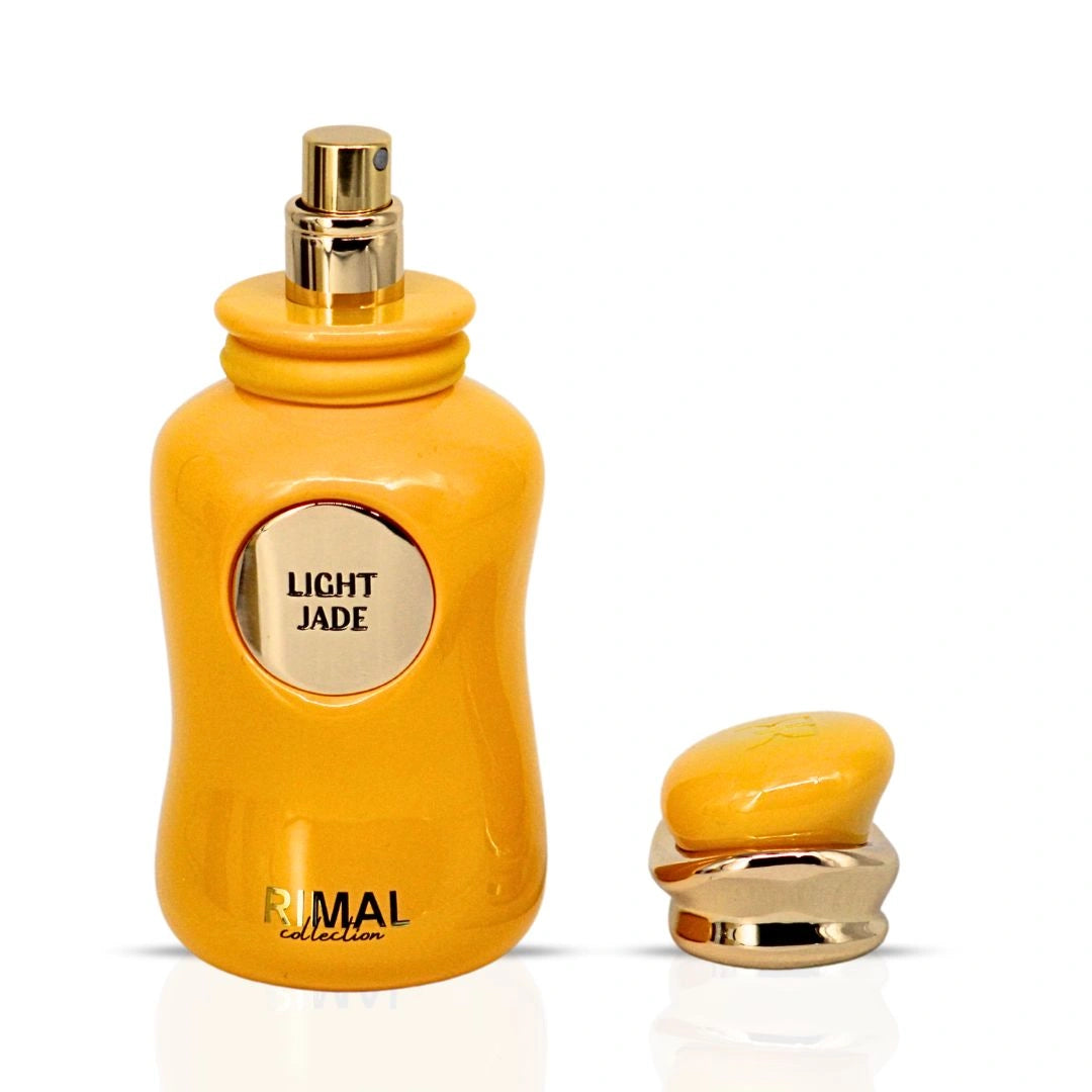 Light Jade Eau de Parfum Spray 100ml (3.4 oz) by Rimal Collection | Citrus Brilliance, Smoked Cedar & Velvet Amber Embrace - Intense Oud