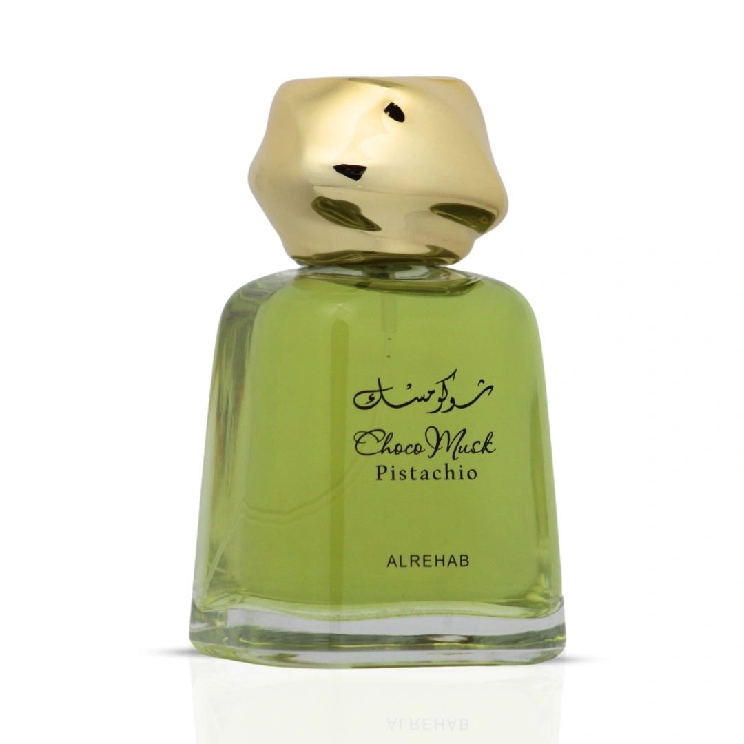 Choco Musk Pistachio Eau de Parfum Spray 100ml (3.4 oz) by Al Rehab - Intense Oud