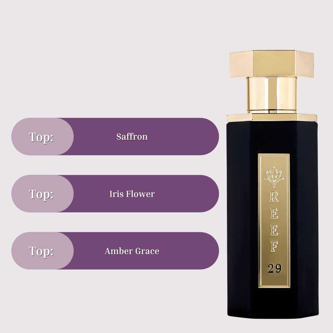 Reef 29 - EDP Spray 100ML (3.4 OZ) By Reef Perfumes | Long Lasting & Luxurious Fragrance. - Intense Oud