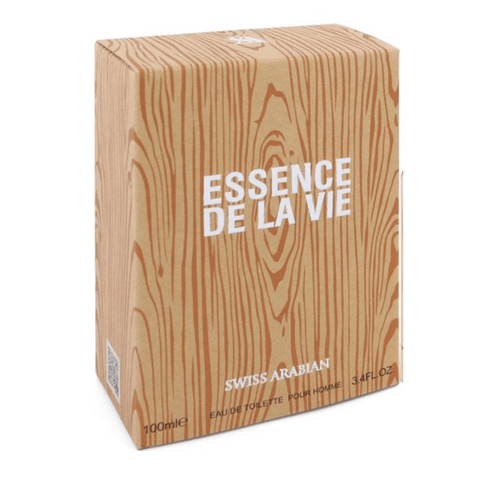 Essence De La Vie for Men EDT- 100 ML (3.4 oz) by Swiss Arabian - Intense oud