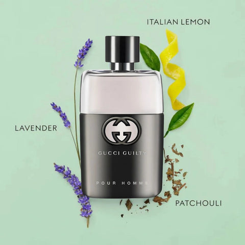 Gucci Guilty Pour Homme Eau de Toilette Spray 50ml (1.6 oz) | The Scent of Confident Allure - Intense Oud
