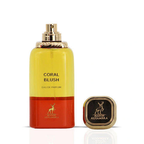 Coral Blush Eau de Parfum Spray 80ml (2.7 oz) by Maison Alhambra | Sweet, Rich & Unapologetically Daring - Intense Oud
