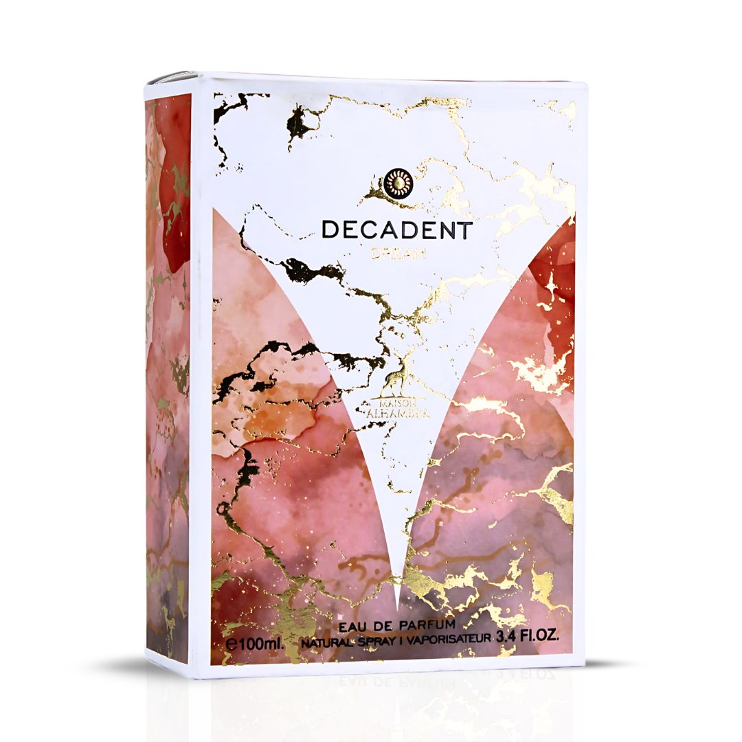 Decadent Dream Eau De Parfum Spray 100ML (3.4 OZ) by Maison Alhambra | A Sweet, Floral Blend with Warm, Resinous Depth and a Creamy, Opulent Finish. - Intense Oud