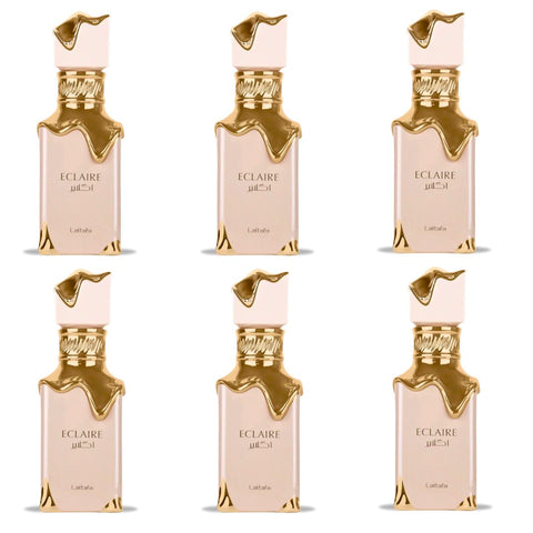 Eclaire EDP Spray 100ML (3.4 OZ) By Lattafa | Long Lasting & Enchanting Fragrance For Women. (PACK OF 6) - Intense Oud