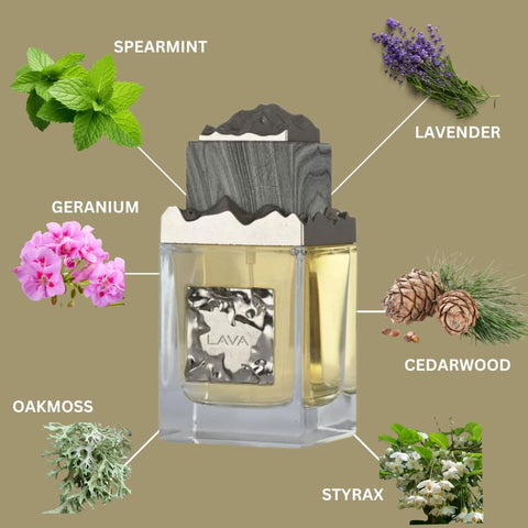 Lava Eau De Parfum Spray 100ML (3.4 OZ) By Maison Alhambra | Long Lasting, Fresh & Aromatic Scent. - Intense Oud