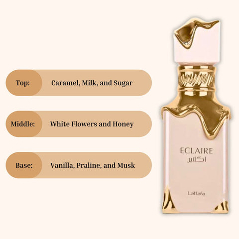 Eclaire EDP Spray 100ML (3.4 OZ) By Lattafa | Long Lasting & Enchanting Fragrance For Women. - Intense Oud