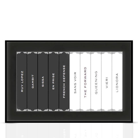 Mind Games Soulmate Collection 10-piece sample discovery set with 2ml bottles, featuring assorted scents and fragrances.