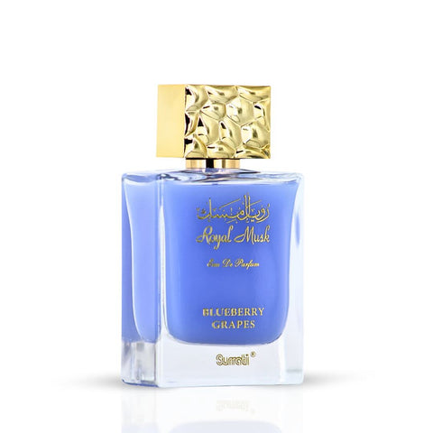 AUCTION Royal Musk Blueberry Grapes EDP 100ML (3.4 OZ) by SURRATI ( VELVET POUCH)