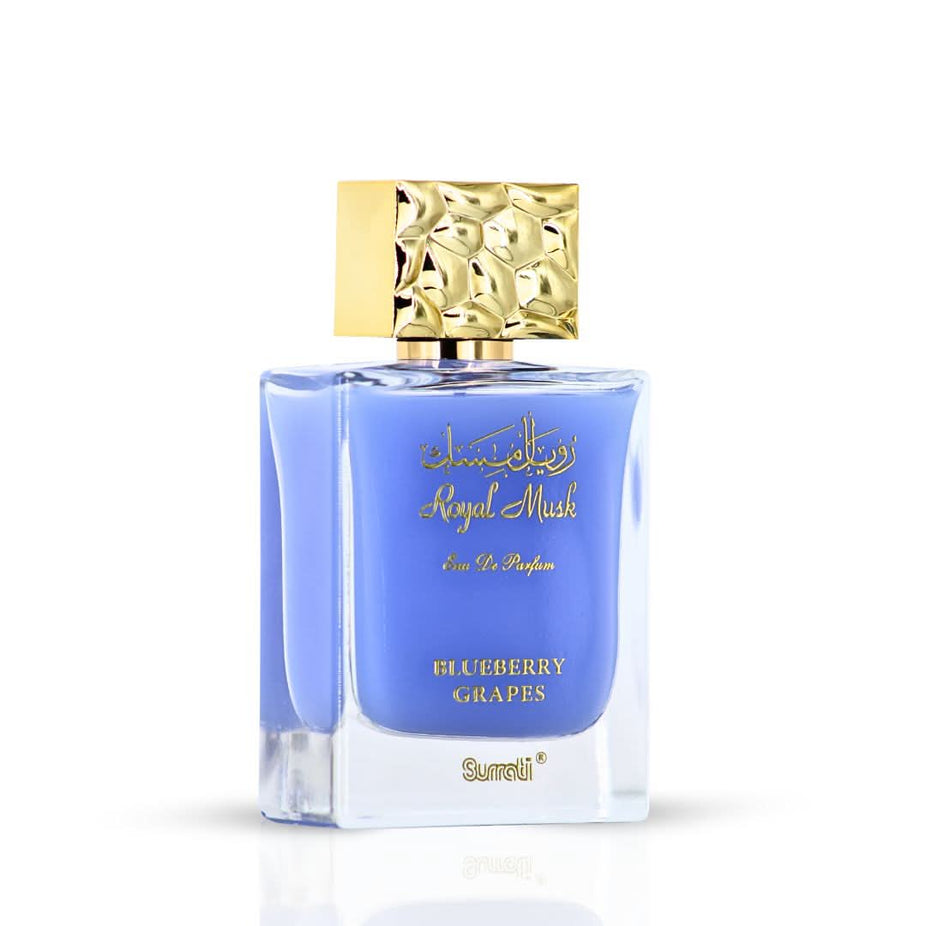 AUCTION Royal Musk Blueberry Grapes EDP 100ML (3.4 OZ) by SURRATI ( VELVET POUCH)