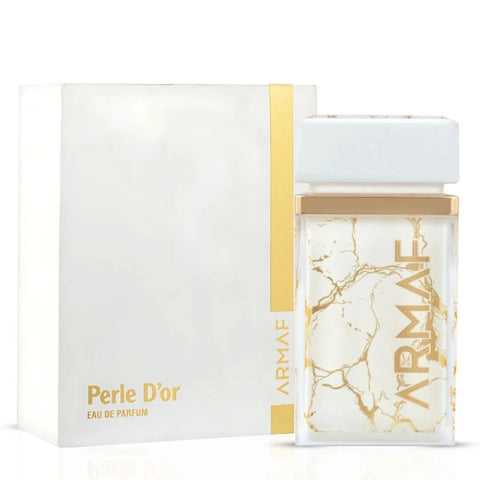 Bundle of two Armaf Ombre D’or & Perle D’or Eau de Parfum sprays, 75ml each, featuring elegant bottle designs.
