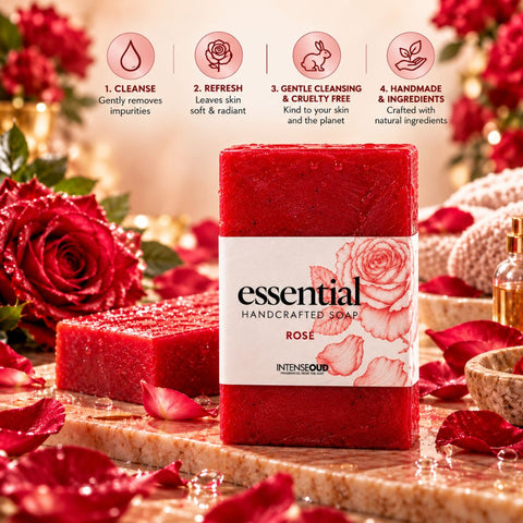 Rose Handmade Soap 150 gms by Intense Oud