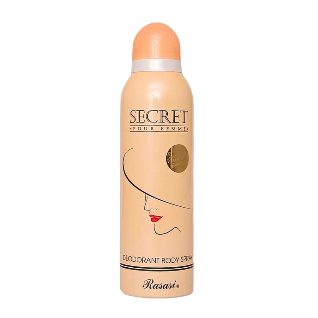 Secret Pour Femme Deodorant Body Spray, 200ml By RASASI - Intense Oud