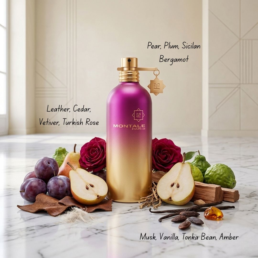 Montale Beast Love Eau de Parfum spray bottle, 100ml, with sleek design and elegant branding, displayed on a neutral background.