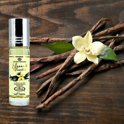 Royal Musk Caramel Toffee EDP Spray 100ML (3.4 OZ) By Surrati & Spanish Vanilla Perfume Oil 6ML (0.2 OZ) By Al Rehab | Sweet, Creamy & Indulgent Scents.  (BUNDLE) - Intense Oud