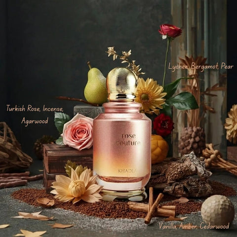 Rose Couture Eau de Parfum Spray 100ml (3.4 oz) by Khadlaj - Intense Oud