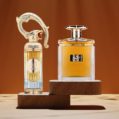 Sehr EDP Spray 100ML (3.4 OZ) By Lattafa & Riqqa EDP Spray 100ML (3.4 OZ) By Ard Al Zaafaran | Long Lasting & Luxurious Blend Of Spicy, Floral, Sweet Fragrances. (PRESTIGE BUNDLE) - Intense Oud
