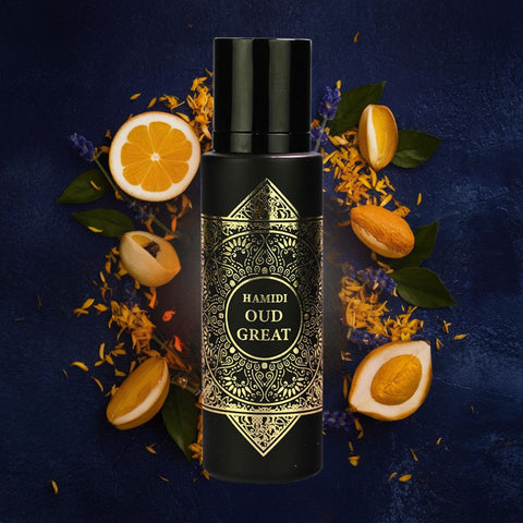 OUD GREAT Water Perfume Spray 30ML (1.01 OZ) By Hamidi | Elevate Your Senses With This Glorious Fresh Floral Scent. - Intense Oud