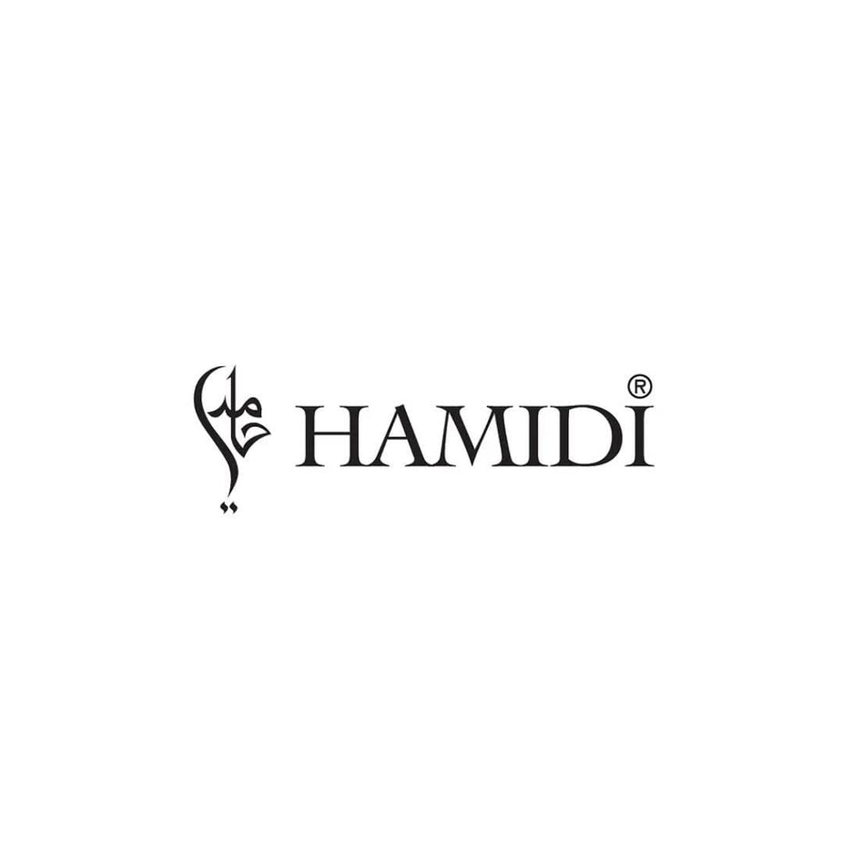 Hamidi IQRA perfume oil CPO 18ML bottle with vibrant, enchanting fragrance, concentrated perfume oil in a clear glass bottle.