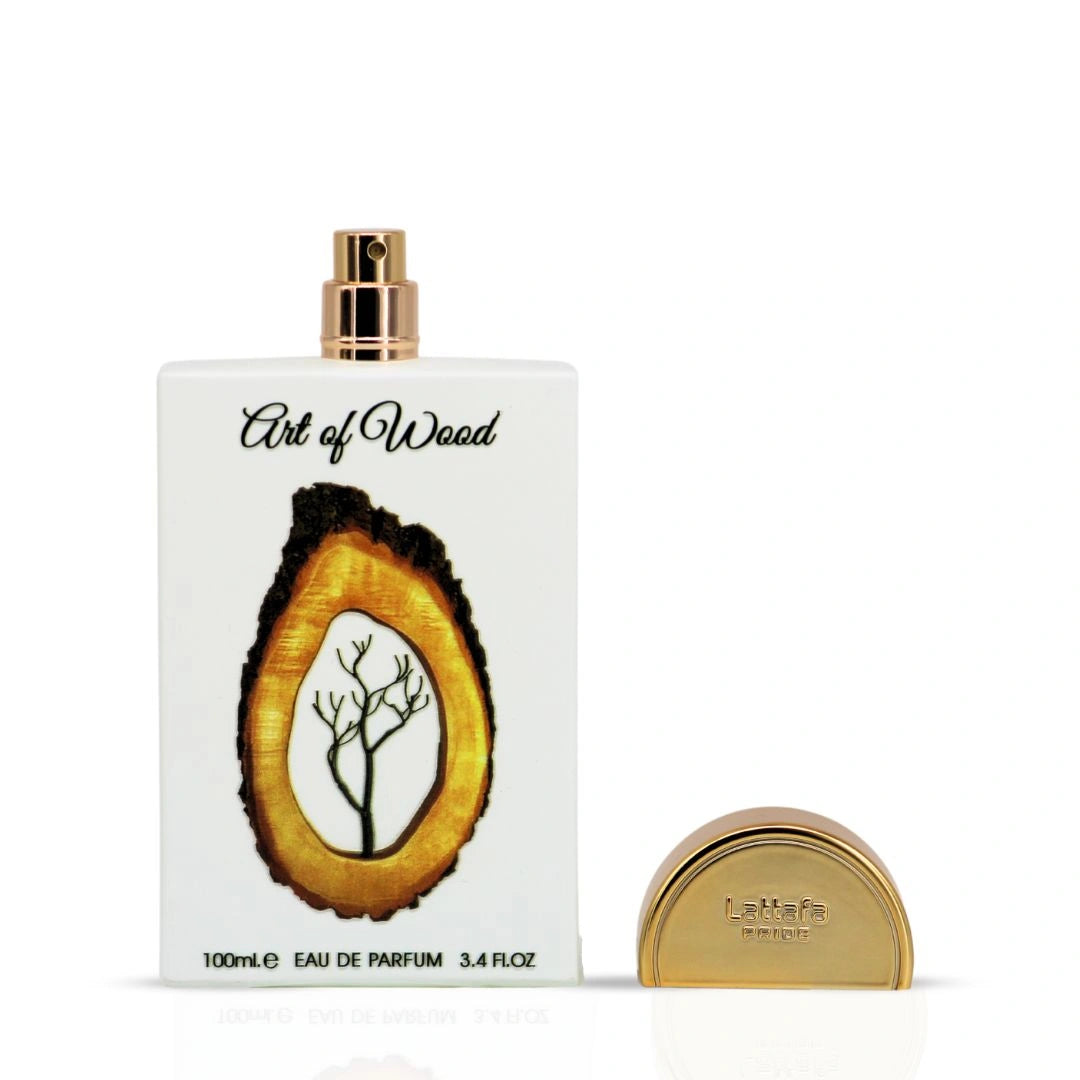 Art of Wood Eau de Parfum Spray 100ml (3.4 oz) by Lattafa Pride | Fresh Citrus & Elegant Woods in Perfect Balance